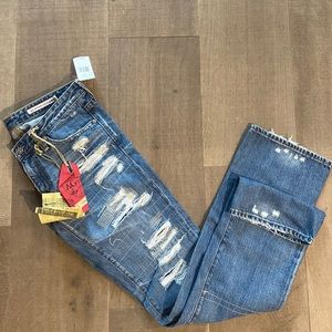 AG Kiss Slim Straight Leg Jeans Size 27